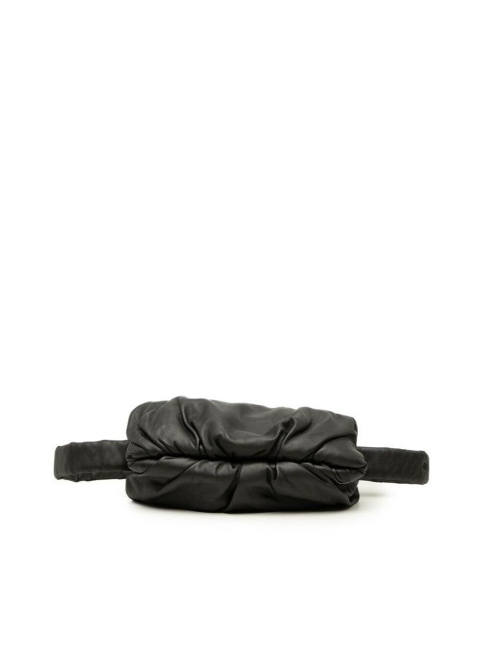 Bottega Veneta the Body Pouch Belt Bag Black Leather